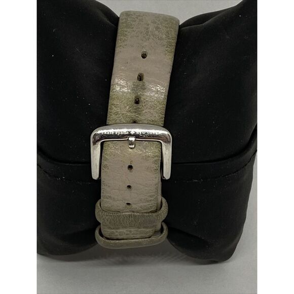 Kate Spade KST23101 Women Gray Leather White Analog Dial Hybrid Smartwatch XX736 - Picture 6 of 12